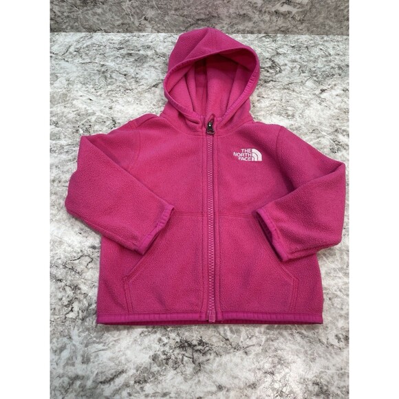 The North Face Other - The North Face Baby Girls Glacier Full-Zip Hoodie Jacket 6-12 Months  Pink